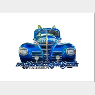 1939 Plymouth P8 Deluxe Business Coupe Posters and Art